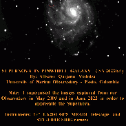 <font class="tempImageTitleThumbText">SUPERNOVA IN PINWHEEL GALAXY</font><br>ALBERTO QUIJANO VODNIZA<br>Jun 10 8:43pm<br>PASTO,NARINO. COLOMBIA