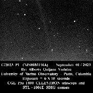 <font class="tempImageTitleThumbText">THE COMET NISHIMURA</font><br>ALBERTO QUIJANO VODNIZA<br>Sep 1 3:15pm<br>PASTO,NARINO. COLOMBIA