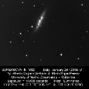 <font class="tempImageTitleThumbText">SUPERNOVA IN M82</font><br>ALBERTO QUIJANO VODNIZA<br>Jan 24 5:32am<br>Exposure=11X55 seconds. Luminan