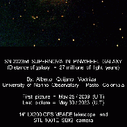 <font class="tempImageTitleThumbText">SUPERNOVA IN PINWHEEL GALAXY</font><br>ALBERTO QUIJANO VODNIZA<br>May 30 4:10am<br>PASTO,NARINO. COLOMBIA