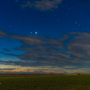 <font class="tempImageTitleThumbText">Venus & Jupiter At Dawn</font><br>Alan Dyer<br>Aug 11 3:34pm<br>near Gleichen, Alberta, Canada