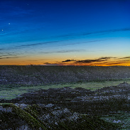 <font class="tempImageTitleThumbText">Venus & Jupiter Amid NLCs?</font><br>Alan Dyer<br>Jun 9 7:54pm<br>Near Drumheller, Alberta