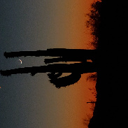 <font class="tempImageTitleThumbText">Cresent Moon, Venus,  And Silhouetted Sag</font><br>Alan Tasky<br>Jun 12 4:33am<br>Picture Rocks, Tucson, Arizona