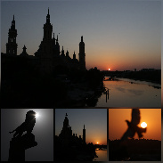 <font class="tempImageTitleThumbText">Sunset Day Before Total Solar Eclipse </font><br>Alex Krivenyshev <br>Aug 11 9:19pm<br>Zaragoza, Aragon, Spain 
