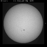 <font class="tempImageTitleThumbText">Sunspot AR4551 </font><br>Andreas Stoeckl<br>Oct 15 12:36pm<br>Alexandria, Egypt