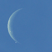 <font class="tempImageTitleThumbText"> Venus And The Moon</font><br>Association Astronomique de lIndre<br>Nov 10 10:03am<br>Le Poinçonnet - Indre - Centre
