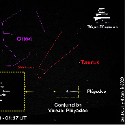 <font class="tempImageTitleThumbText">Venus-Pleiades Conjuntion April 4 </font><br>Barthelemy d´Ans<br>Apr 4 6:39am<br>Pisté, Yucatán, MEXICO