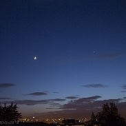 <font class="tempImageTitleThumbText">Moon Venus And Jupiter Over Belfast </font><br>Bernie Brown<br>May 23 1:55pm<br>Belfast Northern Ireland