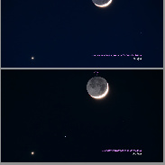 <font class="tempImageTitleThumbText">Moon Near Venus With Jupiter Waiting</font><br>Bob Beal<br>May 19 6:22pm<br>St. George, Utah, USA