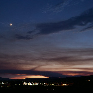 <font class="tempImageTitleThumbText">Moon And Venus On Either Side Of The Beeh</font><br>Bob Beal<br>Jun 18 10:04am<br>St. George, Utah, USA