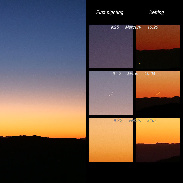 <font class="tempImageTitleThumbText">Mercury, 1.1 Day-old Moon, Venus At Sunse</font><br>Bob Beal<br>Jul 8 9:52pm<br>Sunset Point, Cedar Breaks Nat.