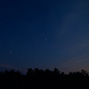 <font class="tempImageTitleThumbText">Saturn, Mars, Antares In Alignment</font><br>Brian Friedmann<br>Aug 25 1:18am<br>Franklin. Maine, USA