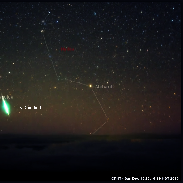 <font class="tempImageTitleThumbText">Very Bright Geminid Firebal</font><br>CFHT Cloudcam<br>Dec 14 7:36pm<br>Mauna Kea Observatory
