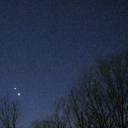 <font class="tempImageTitleThumbText">Jupiter & Venus</font><br>Carl Shepard with wife & daughter<br>Mar 2 5:23pm<br>Bella Vista, Arkansas USA
