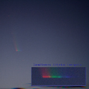 <font class="tempImageTitleThumbText">Comet Neowise F3 Objective Prism Spectra</font><br>Chris Schur<br>Jul 11 2:28pm<br>Payson  AZ