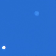 <font class="tempImageTitleThumbText">Venus Jupiter Conjunction In Daytime</font><br>Chris Schur<br>Aug 28 1:13am<br>Payson, AZ