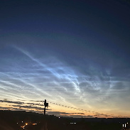 <font class="tempImageTitleThumbText">Noctilucent Clouds</font><br>Dave Moore<br>Jun 28 8:54pm<br>Leek Staffordshire Uk.