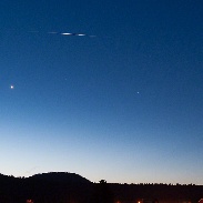 <font class="tempImageTitleThumbText">Venus And Iridium Flare</font><br>David Blanchard<br>Jun 5 7:12pm<br>Flagstaff, AZ