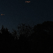 <font class="tempImageTitleThumbText">Jupiter-Venus-Saturn-Mars Conjunction</font><br>David Thomas<br>Apr 27 7:15am<br>Lynchburg, VA, USA