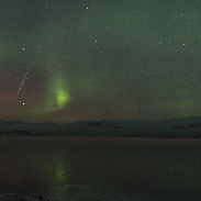 <font class="tempImageTitleThumbText">Geminid And Aurora</font><br>David Williams<br>Dec 14 11:11pm<br>Abisko, Sweden