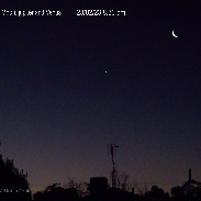 <font class="tempImageTitleThumbText">Moon, Jupiter And Venus</font><br>Denis Crute<br>Feb 23 11:31am<br>Parkes. NSW. Australia