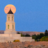 <font class="tempImageTitleThumbText">Harvest Moonrise -Mormon Temple Spire</font><br>Dewey Vanderhoff<br>Sep 27 5:44pm<br>Cody Wyoming USA