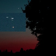 <font class="tempImageTitleThumbText">Conjunction Venus Jupiter</font><br>Dieter Kuespert<br>Jul 1 8:00am<br>Lechfeld, 50 miles west of Muni