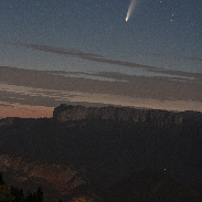 <font class="tempImageTitleThumbText">Comet C/2020 F3 (NEOWISE)</font><br>Dominique Duchesneau<br>Jul 9 3:43pm<br>Semnoz Mountain, France