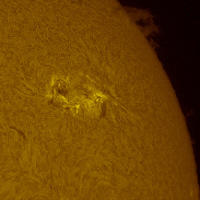 <font class="tempImageTitleThumbText">Stormy Sunspots</font><br>Douglas Kostyk<br>Jul 2 9:41pm<br>Farash Center for Observational