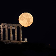 <font class="tempImageTitleThumbText">Comet Neowise And Full Moon.</font><br>Elias Chasiotis<br>Jul 5 5:25am<br>Sounion, Attica, Greece.