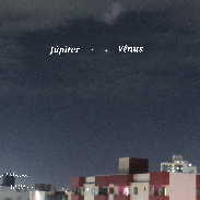 <font class="tempImageTitleThumbText">Conjunção Dos Planetas Vênus E Júpite</font><br>Eneida Pereira <br>Jun 9 10:40pm<br>João Pessoa PB 