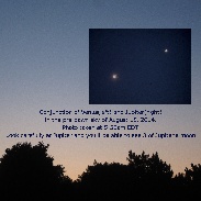 <font class="tempImageTitleThumbText"> Venus And Jupiter Conjunction</font><br>Felix Zai<br>Aug 18 12:27pm<br>Toronto, Ontario, Canada