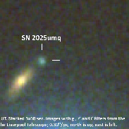 <font class="tempImageTitleThumbText">About My Discovery Of Supernova SN 2025um</font><br>Filipp Romanov<br>Aug 28 6:23pm<br>Liverpool Telescope, La Palma, 