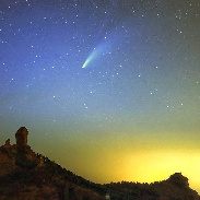 <font class="tempImageTitleThumbText">Comet  C/2020 F3 (NEOWISE) & Roque Nublo</font><br>Frank A. Rodriguez<br>Jul 20 5:49pm<br>Roque Nublo Area. Tejeda (Gran 