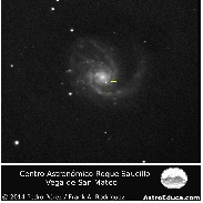 <font class="tempImageTitleThumbText">Supernova SN2014L</font><br>Frank A. Rodriguez<br>Feb 5 5:34pm<br>Centro Astronomico Roque Saucil