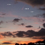 <font class="tempImageTitleThumbText">Venus - Moon - Sunset Contrail</font><br>Frankie Lucena<br>Jan 21 11:32pm<br>Cabo Rojo, Puerto Rico