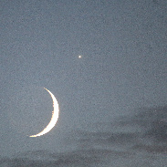 <font class="tempImageTitleThumbText">Cresent Moon And Venus</font><br>Freddie Gorman<br>Jun 18 5:23am<br>Cleethorpes North East Lincolns