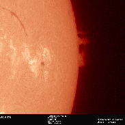 <font class="tempImageTitleThumbText">Sun In H Alpha</font><br>Gerardo Jiménez López<br>Jun 21 9:20am<br>Ávila. Spain