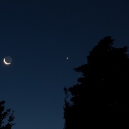 <font class="tempImageTitleThumbText">Moon-Venus-Saturn Triangle Conjunction</font><br>Giorgio Rizzarelli<br>Jan 7 1:23pm<br>Trieste, Italy