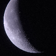 <font class="tempImageTitleThumbText">Waning Crescent Moon </font><br>Giovanni Barbieri <br>Aug 8 3:28am<br>Pont-De-Loup Belgium 