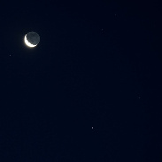 <font class="tempImageTitleThumbText">Conjunction Moon - Mars</font><br>Giovanni Barbieri <br>Aug 9 5:27am<br>Pont-De-Loup Belgium 
