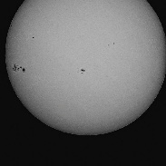 <font class="tempImageTitleThumbText">Giant Sunspot </font><br>Giovanni Passalacqua <br>Jun 26 9:15am<br>Ragusa -Sicily -italy 