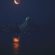 <font class="tempImageTitleThumbText">The Moon And  The  Pleiades Aligned Over </font><br>Giovanni Passalacqua <br>Jul 11 4:26pm<br>Acitrezza Italy Sicily 