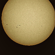<font class="tempImageTitleThumbText">Large Sunspots </font><br>Giovanni Passalacqua <br>May 25 6:34am<br>Ragusa -Sicily -italy 