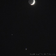 <font class="tempImageTitleThumbText">Moon And Venus</font><br>Giuseppe Pappa<br>Oct 8 7:31pm<br>Sicily,Italy