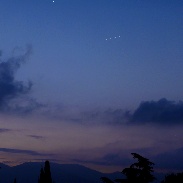 <font class="tempImageTitleThumbText">Venus, Pleiades And Iridium Flare At Sunr</font><br>Giuseppe Petricca<br>Jun 28 5:27am<br>Pisa, Tuscany, Italy