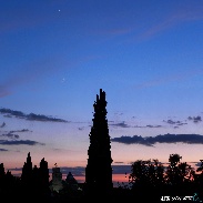 <font class="tempImageTitleThumbText">Moon, Jupiter And Mercury After Sunset</font><br>Giuseppe Petricca<br>May 31 8:11pm<br>Pisa, Tuscany, Italy