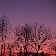 <font class="tempImageTitleThumbText">Venus/Mercury Conjunction</font><br>Glenn Burke<br>Jan 10 11:24pm<br>Hope, NJ, USA