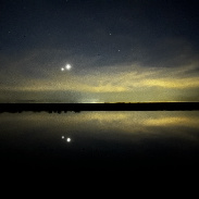 <font class="tempImageTitleThumbText">Jupiter-Venus Conjunction</font><br>Greg Gerhardt<br>Jun 15 1:00pm<br>Janes Island State Park in Cris