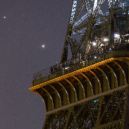 <font class="tempImageTitleThumbText">Jupiter-Venus Conjunction From Paris</font><br>Gwenael Blanck<br>Aug 12 8:35am<br>Paris, France 